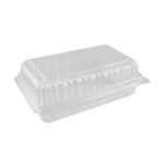PET Clear Hinged Container 9x6x3" 200/cs