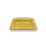 Wood Colour PET Sushi Tray 170x90x45mm - 400 sets/cs