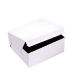 8x8x5" White Cake Box 100/pk
