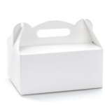 12x5x5" White Cake Box with Handle 150/pk