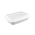 26oz (T25) White Rectangle Container 150set/cs