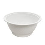 50oz White PP Noodle Bowl, fits NB50 lid - 300/cs