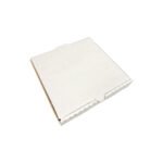 8" Pizza Box Wht/Brn 50/pk