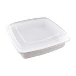 48oz (T48) White Square Container 100set/cs