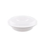 24oz (R24) White Round Container - 150 sets/cs