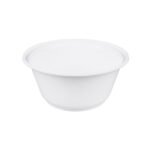 1200ml (40oz) White Plastic Bowl, fits PG178 lid - 300/cs