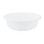 2000ml (68oz) White Plastic Bowl, fits PG230 lid - 150/cs