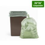 26x36" 0.85mil Compostable Bin Liner 165/cs