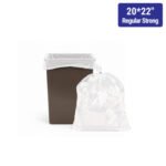 20x22" White Regular Strong Garbage Bag 500/cs